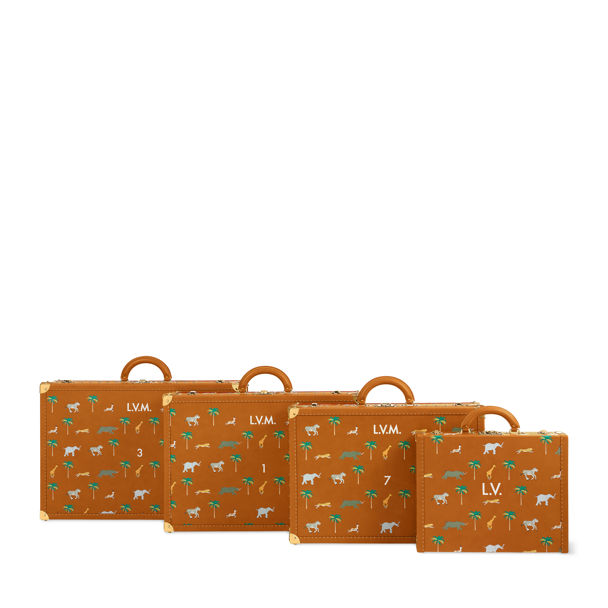 LV x Darjeeling Limited Pyramide Alzer President Other Leathers